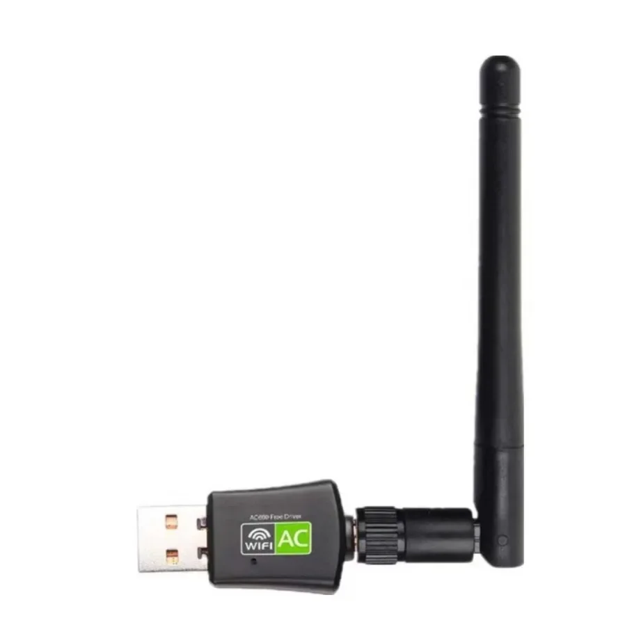 Mini adaptador WiFi USB 2,4G 5,8G tarjeta de red inalámbrica 600Mbps RTL8811CU Receptor de Wi-Fi Dongle para PC de escritorio portátil 2,4 GHz - imagen 5