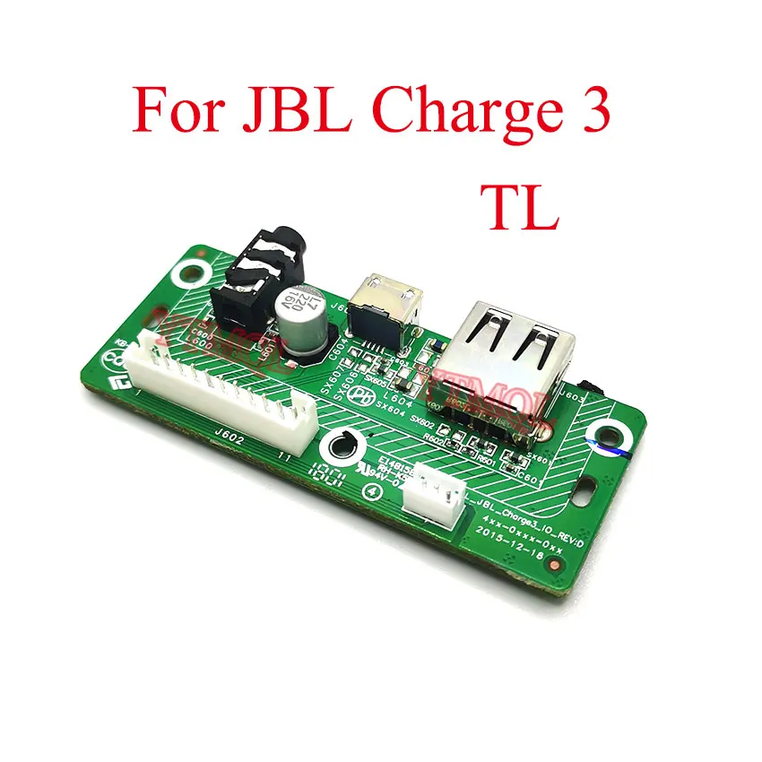 Para JBL CHARGE3 USB 2,0 conector de placa de alimentación de Audio para JBL Charge 3 GG TL Altavoz Bluetooth puerto de carga Micro USB