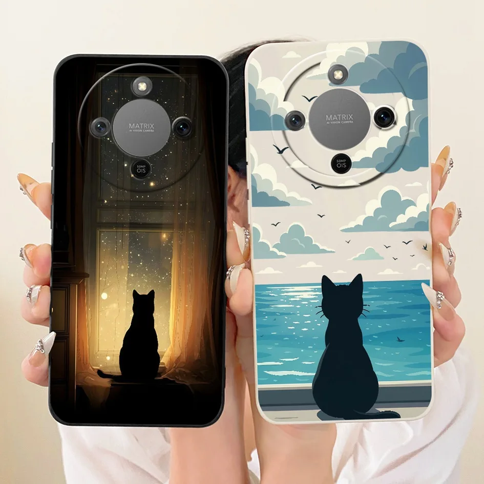 Para Honor X9D 5G funda de lujo volcán pintado de silicona suave TPU protección de cámara cubierta de teléfono para Honor Magic8 Lite HonorX9d Capa - imagen 3