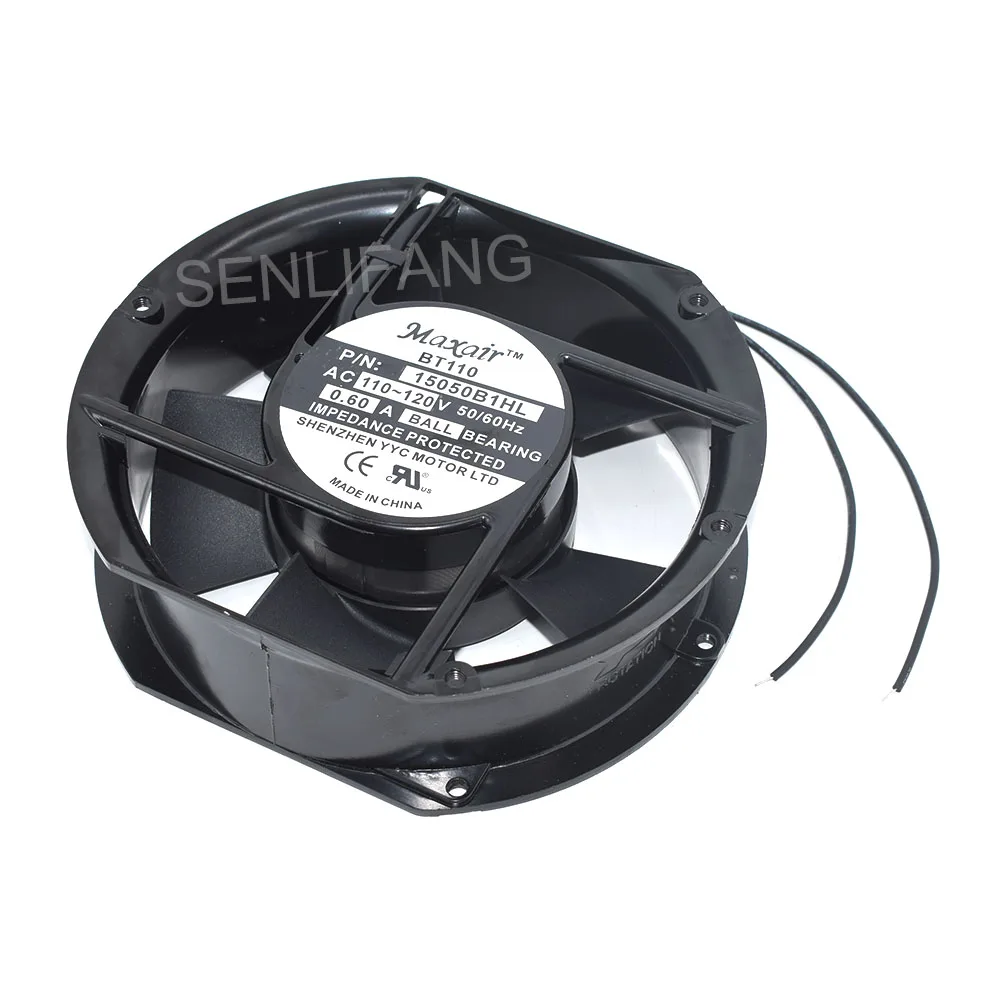 Enfriador bien probado para 150b2hl, ventilador de refrigeración Axial CA 15050B1HL 110V AC 220V-240V 0,22/0.21A 34W 2800RPM 172x150x50mm, 2 cables - imagen 3