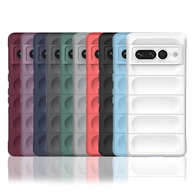 Funda protectora para Google Pixel 7 Pro 6A, carcasa de TPU suave, a prueba de golpes, lente, 7A, 8 Pro, 8