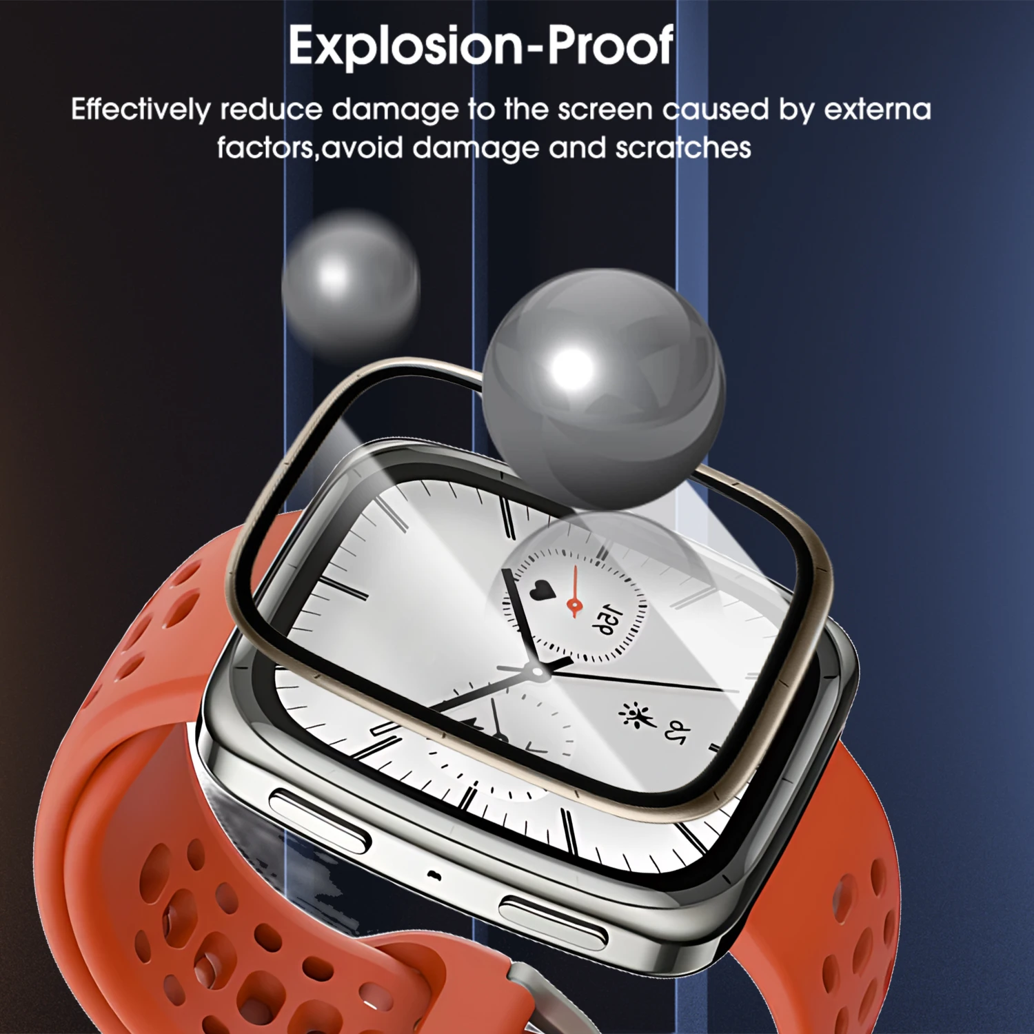 Protector de pantalla curvo completo para reloj inteligente Amazfit Active 2 cuadrado, películas protectoras suaves antiarañazos Ultra-HD, no de vidrio - imagen 4