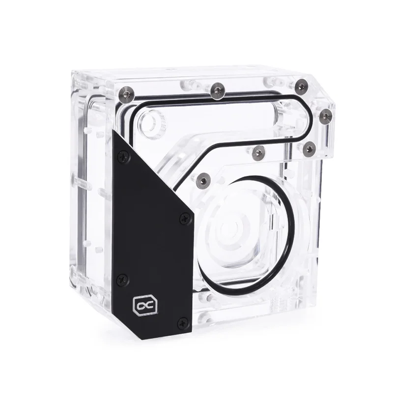 Alphacool-bomba Rise de depósito plano, dispositivo Compatible con D5,VPP, 5V aRGB, para carcasa de ordenador compacta, tanque de refrigeración de agua - imagen 2