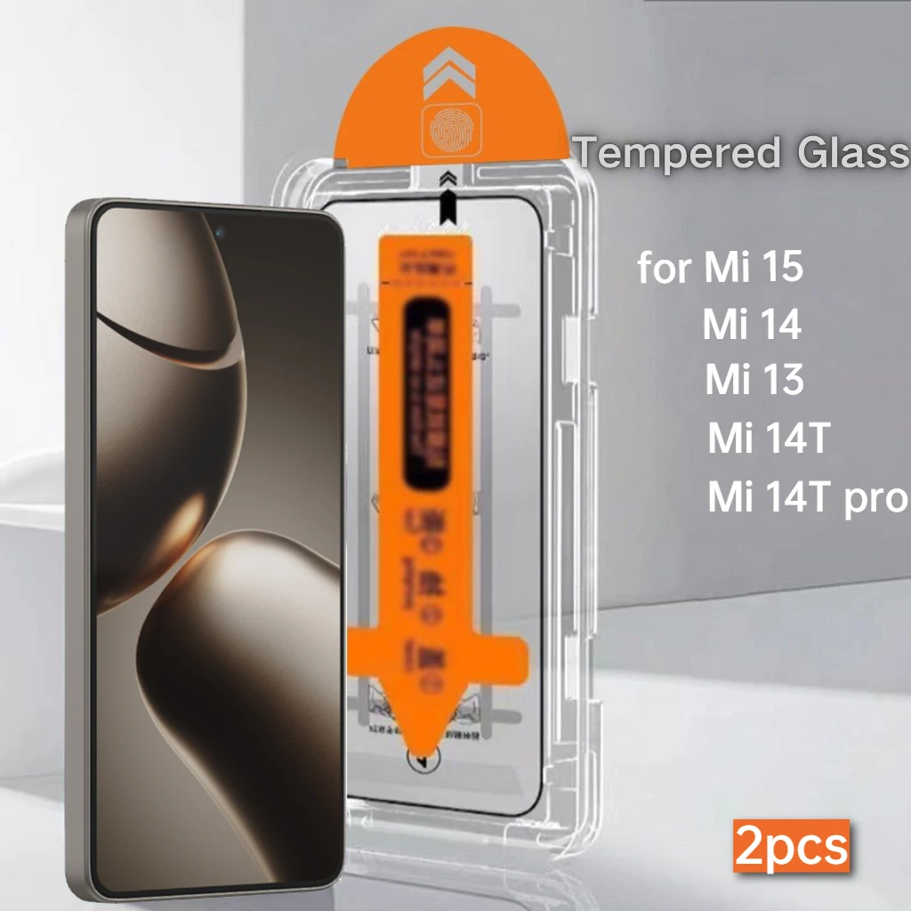 Protector de pantalla 2PCS para Xiaomi 15 13 14 14T Pro HD Vidrio templado - imagen 2