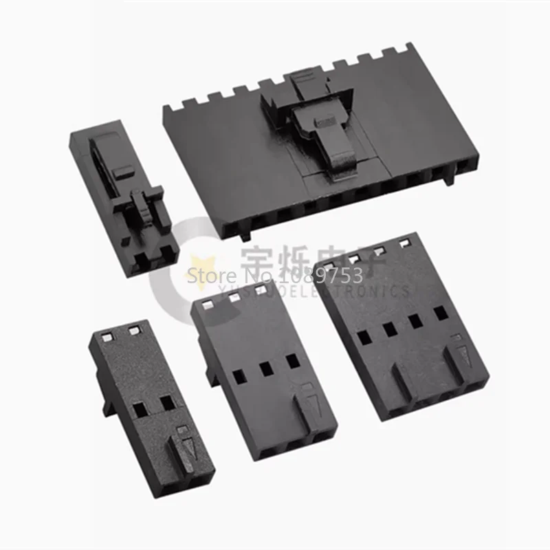 10 juegos de conector MX2.54 Dupont de 2/3/4/5/6 pines con hebilla de cinturón tipo cable 2543 macho + carcasa hembra + terminales - imagen 2