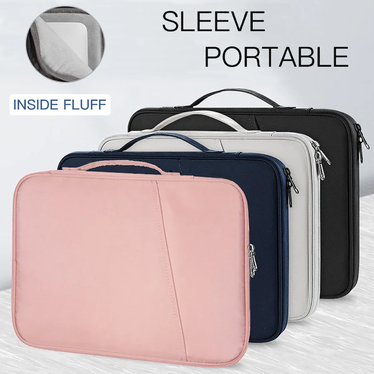 Funda para tableta con funda de 9,7-11 pulgadas para IPad Samsung Xiaomi Coque 12-13,6 pulgadas Funda impermeable para portátil HP MacBook Huawei Funda - imagen 2
