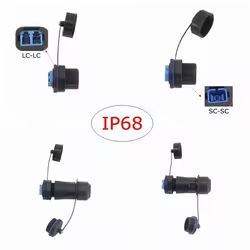 Conector de Cable de extensión de estación Base de torre de hierro blindado para exteriores, enchufe de puente SC a SC LC a LC de fibra óptica resistente al agua