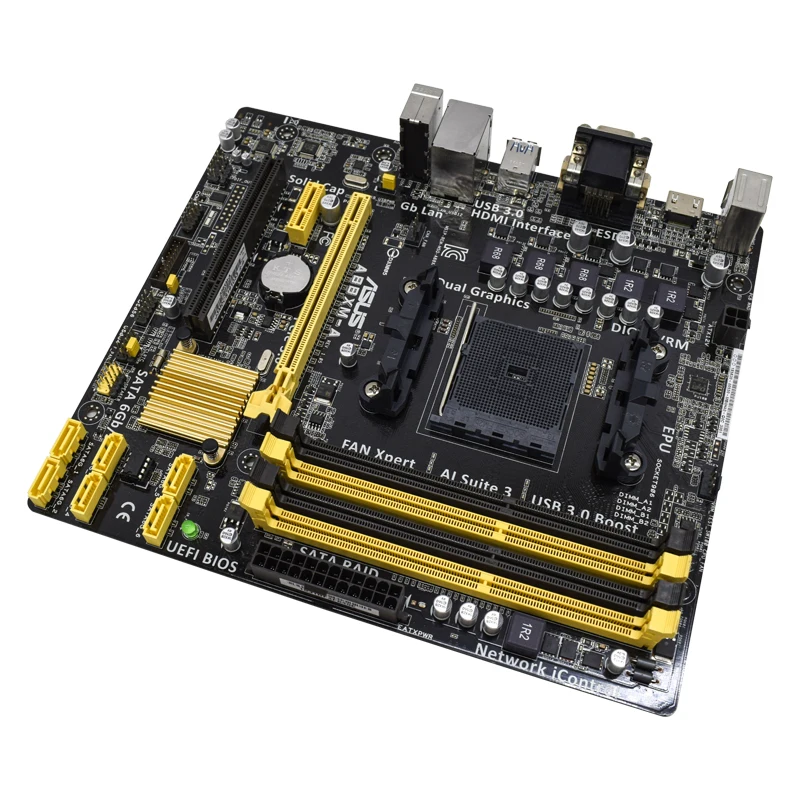 Placa base ASUS A88XM-A FM2/FM2 AMD A88X DDR3 64GB Micro ATX compatible con AMD A10-6700 A4-5300B A10-7800 A8-5500 A8-8650 X4 - imagen 4