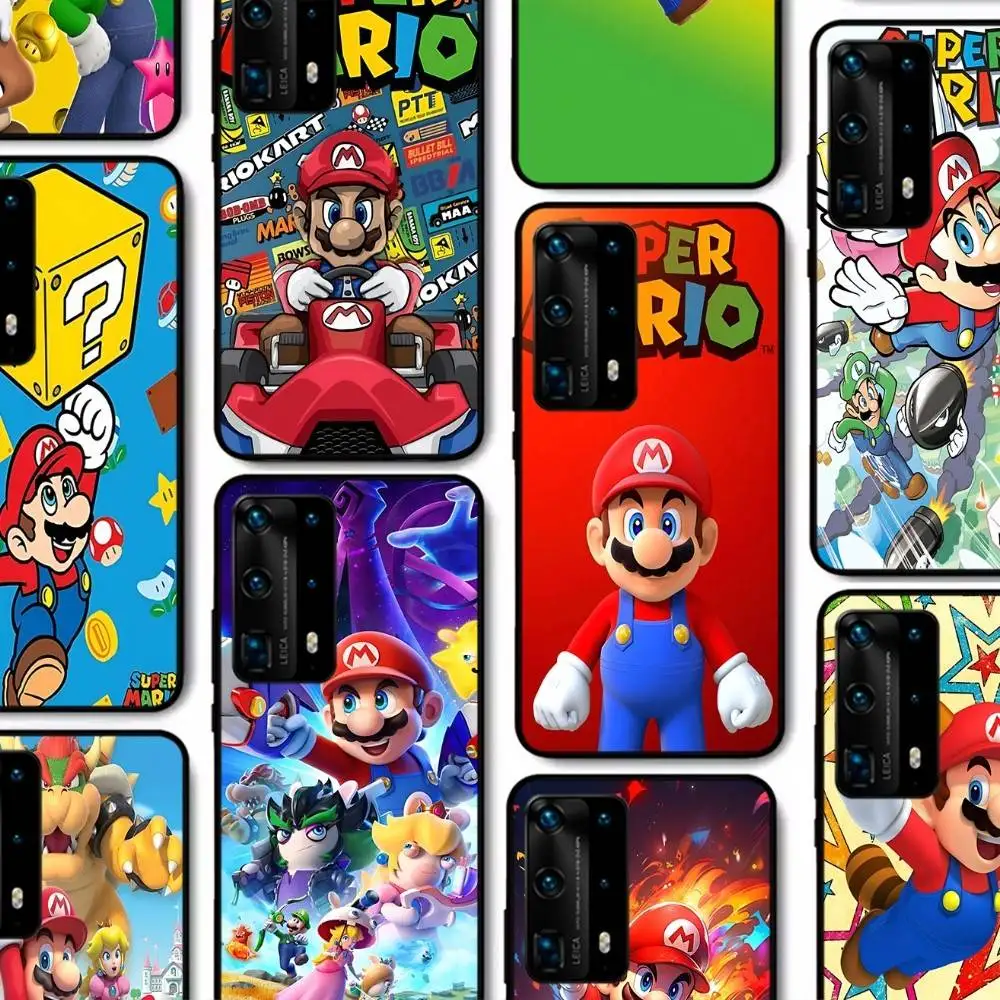 Funda de teléfono de dibujos animados de Anime Supers m-marios para Huawei P 8 9 10 20 30 40 50 Pro Lite Psmart Honor 10 lite 70 Mate 20lite - imagen 4