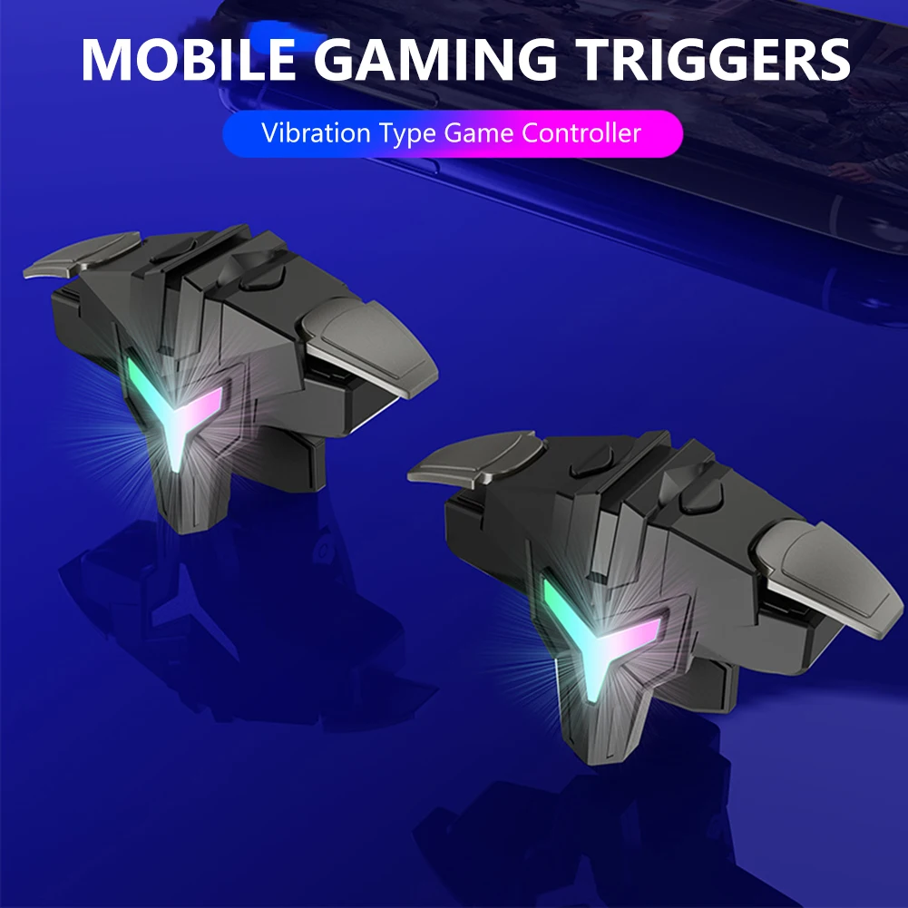 A1 Mobile Game Trigger for PUBG Phone Gaming Controller Gamepad Joystick Aim Shooting Triggers 4 Finger for PUBG Mobile Phone - imagen 2