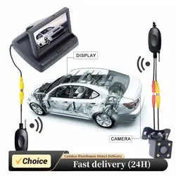 Adaptador de módulo inalámbrico de 12V, transmisor receptor de 2,4 Ghz para Monitor de coche, cámara de visión trasera inversa