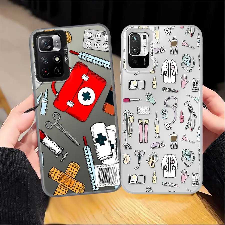 Funda Cool Nurse Medicine para Xiaomi Mi 12T Pro 11 Lite 13T, funda trasera para teléfono - imagen 5