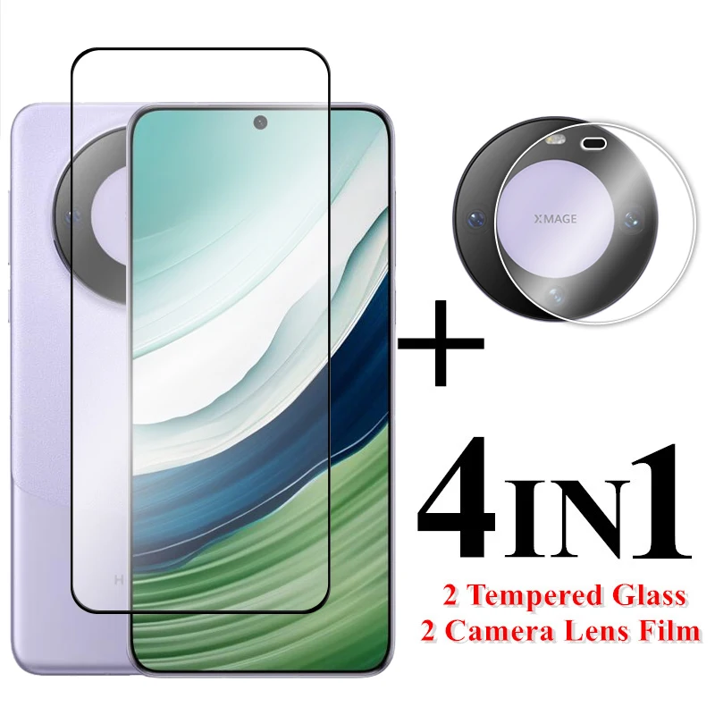 Protector de pantalla para Huawei Mate 60, cubierta completa de 6,69 pulgadas, cristal templado 2.5D para Huawei Mate 60, película de lente - imagen 2