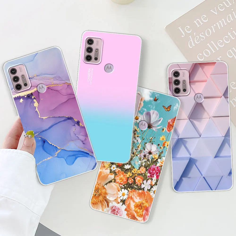 Funda transparente de silicona suave para Moto G10, protector de teléfono para Moto G20, Motorola Moto G30, G60, G60S - imagen 4