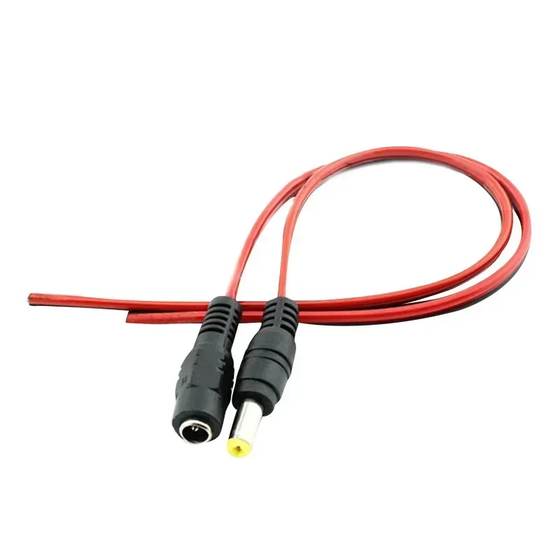 Conector macho y hembra de 2,1x5,5 Mm, Cable de alimentación de 12V CC para cámara Cctv, extensión de cola de 12V, lote de 10 unidades - imagen 4