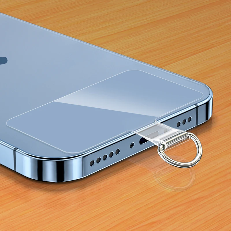 Junta de tarjeta de cordón antipérdida Universal para teléfono móvil, 5/2/1 Uds., transparente, Tpu, desmontable, cordón colgante para teléfono, correa, parche