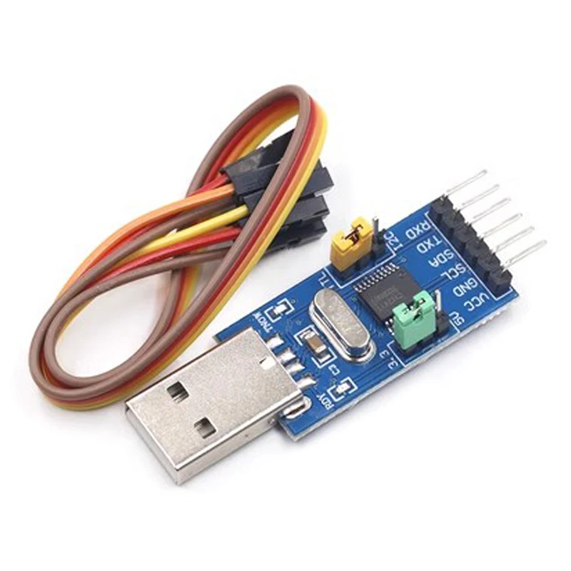 Si Tai&SH CH341T Módulo 2 en 1 3,3 V 5 V USB a I2C IIC UART TTL descargador de puerto serie de un solo chip