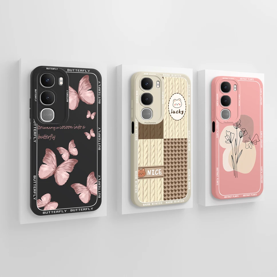 Funda ligera de cobertura completa para Vivo Y31 Pro Y21D, carcasa de teléfono de silicona líquida suave con dibujos animados de astronauta encantador para VivoY31 - imagen 5