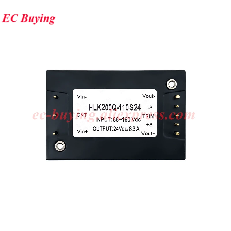 100W 150W 200W 24V 48V 110V a 5V 12V 19V 48V DC-DC Módulo de potencia Regulador de voltaje aislado HLK100Q-48S05A 110S05A 24S28A 24S24A - imagen 2