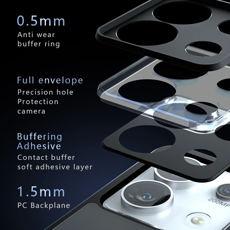 Funda de teléfono mate con sensación de piel para Xiaomi Redmi Note 13 Pro, Funda trasera antioxidante para Redmi Note 13 Pro 5G - imagen 4