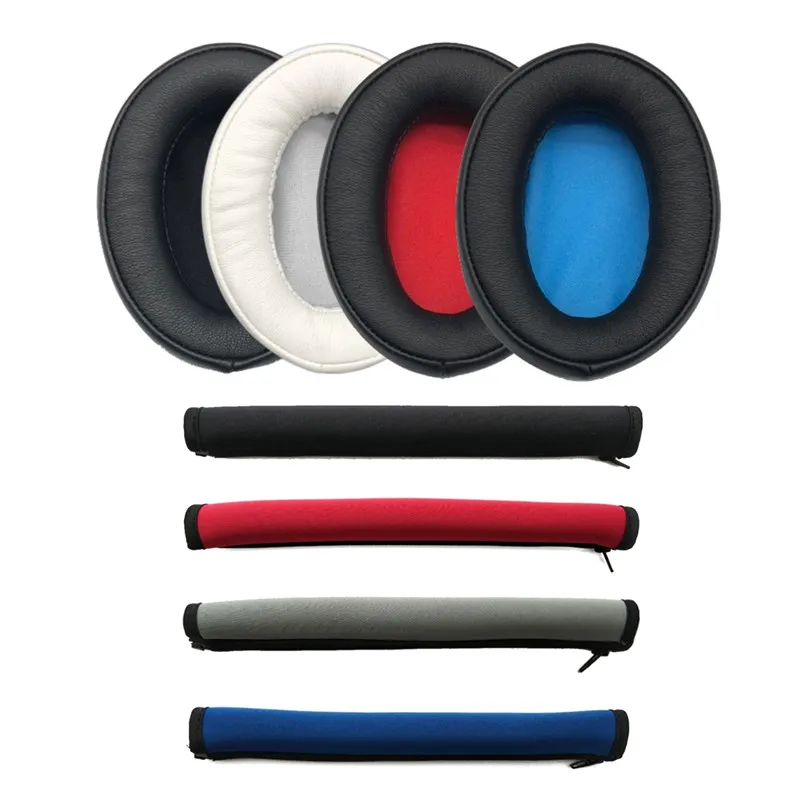 Almohadillas de cuero para auriculares Audio-Technica ATH-SR5, almohadillas de repuesto para auriculares, ATH-MSR5, ATH SR5, SR5BT, MSR5