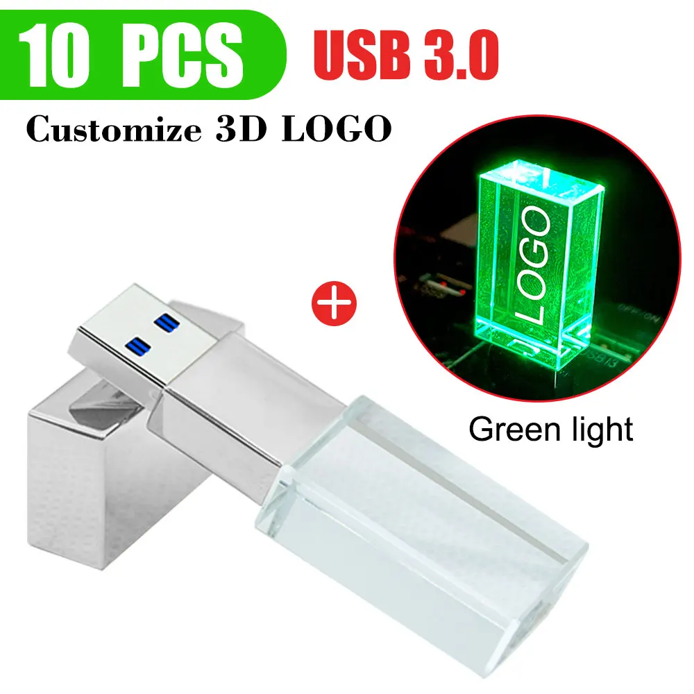 silver -green led