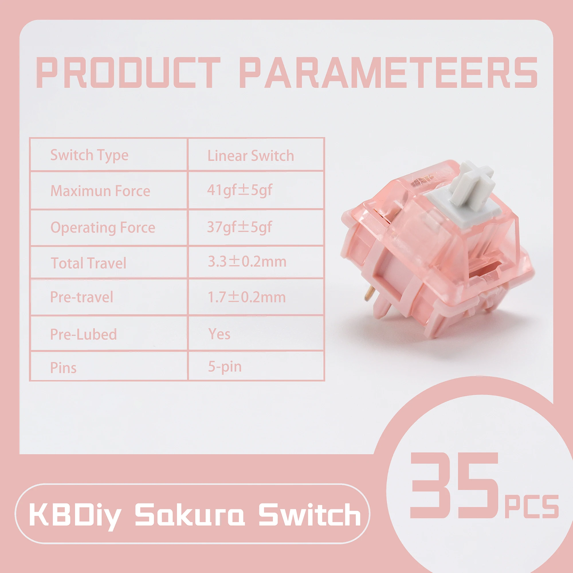 Sakura Switch-35PCS