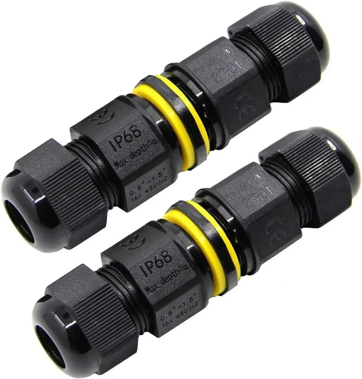 Conector de Cable eléctrico IP68 impermeable para exteriores, 2 uds., 2P3P4P, enchufe M20, bloque de terminales de 5-11mm, caja de conexiones de Cable de alimentación externa - imagen 2