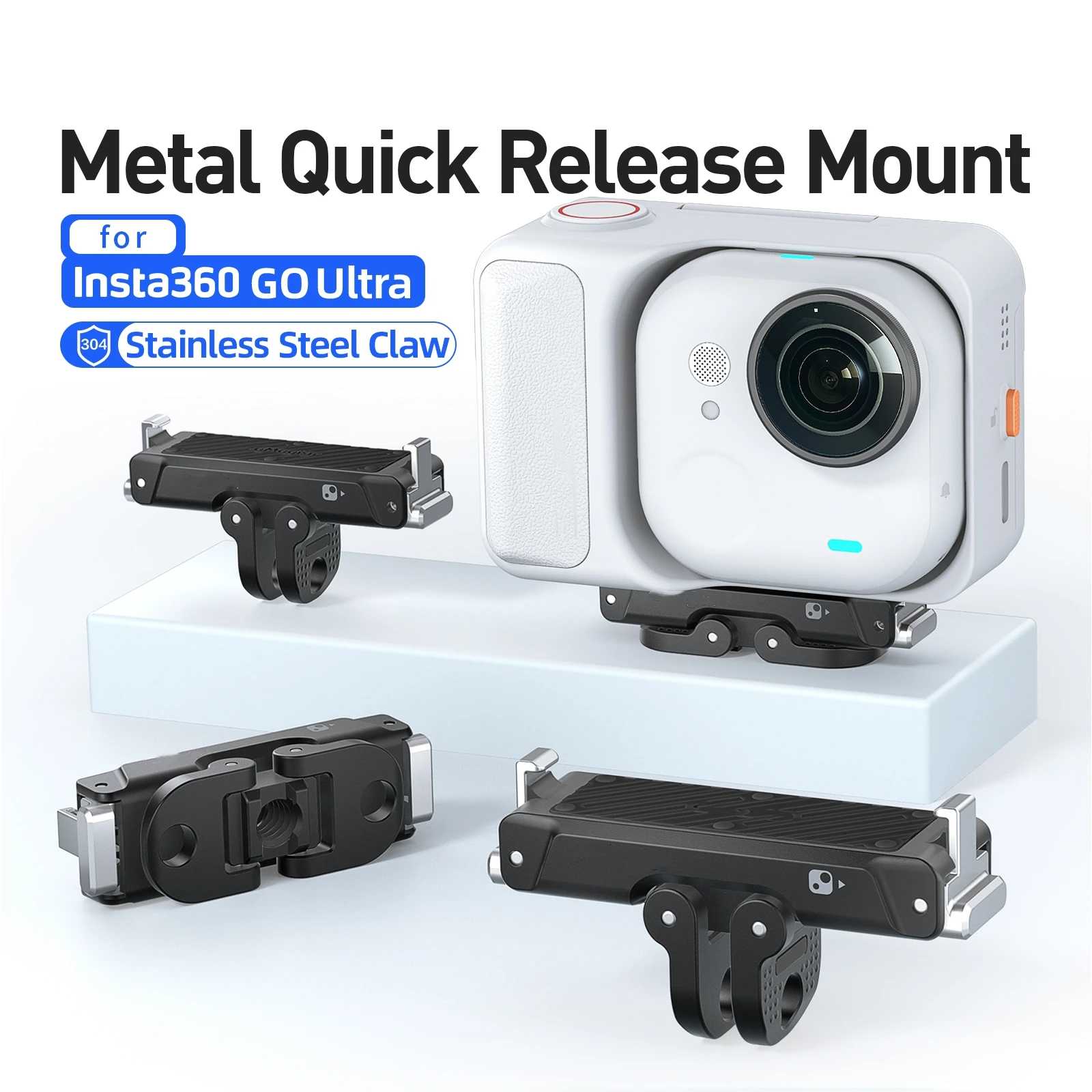 Para Insta360 GO Ultra Metal de liberación rápida accesorios de Base de liberación rápida magnética de Metal - imagen 2