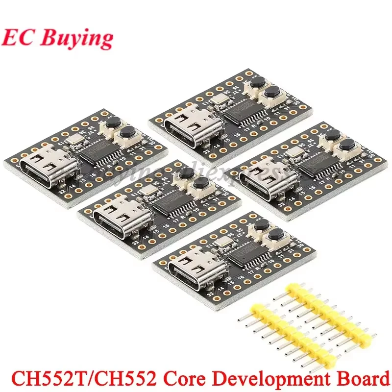 5 uds/1 unidad CH552 Mini placa central tipo C módulo de desarrollo de aprendizaje USB WCH MCS51 E8051 24MHz CH552T para sistema mínimo Arduino 51