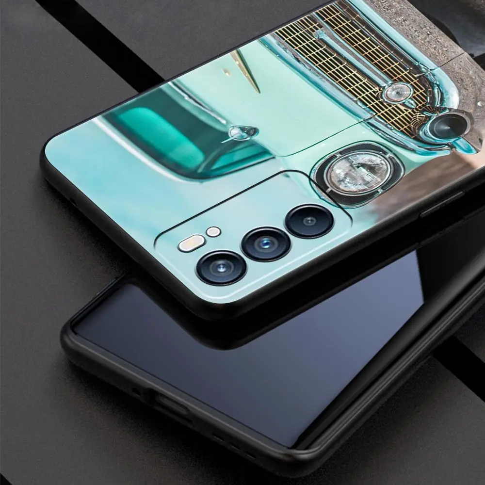 Funda clásica Vintage antigua Retro para coche Oppo A54 A53 A52 A9 A15 A76 A74 A57 A31 Find X6 Pro X5 Reno8 Reno7 Reno6 Pro 5G - imagen 2