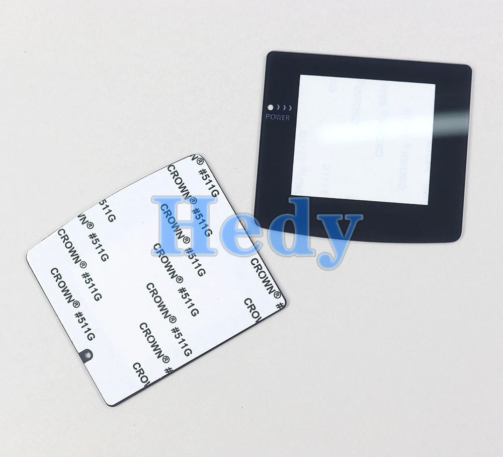 Lente de cristal protectora de repuesto para consola de juegos, 50 Uds., para pantalla GBC, Protector de lente de Color Gameboy con adhesivo - imagen 5