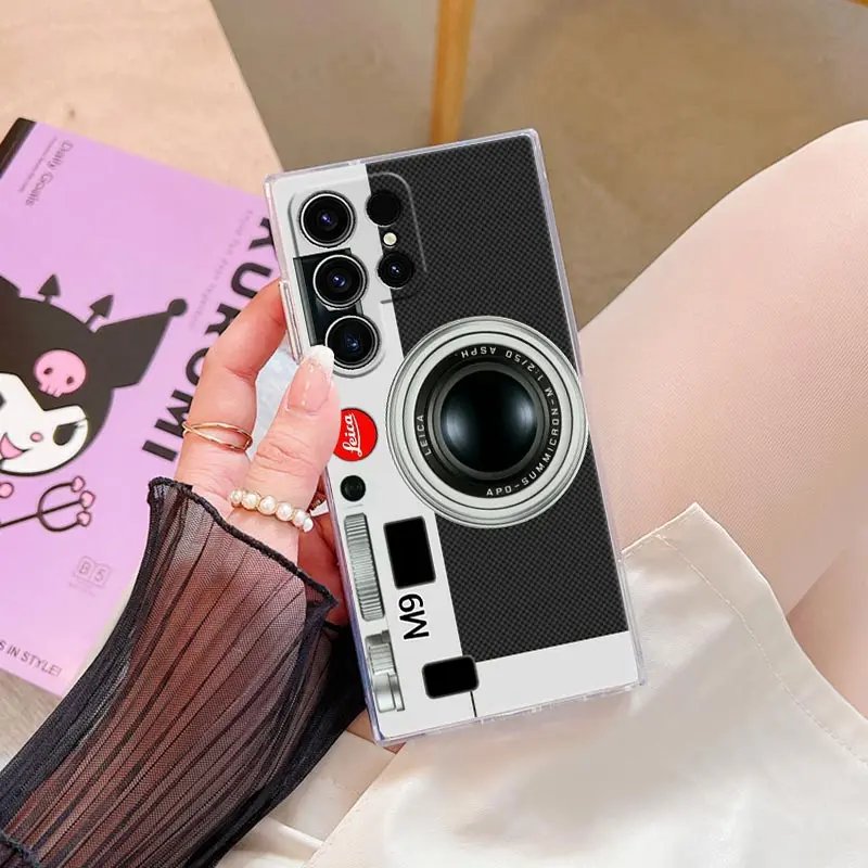 Funda de teléfono con placa de circuito para Samsung Galaxy S24 S23 Ultra, cubierta de cámara Vintage S22 S20 Plus S21 FE, fundas transparentes, cintas musicales - imagen 3