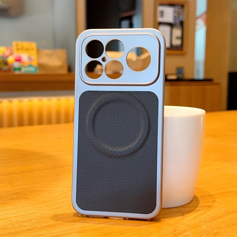 Para Xiaomi POCO F8 Pro F8 Ultra funda de cuero PU de lujo + PC funda protectora trasera magnética Magsafe para Redmi K90 Pro Max Shell - imagen 2