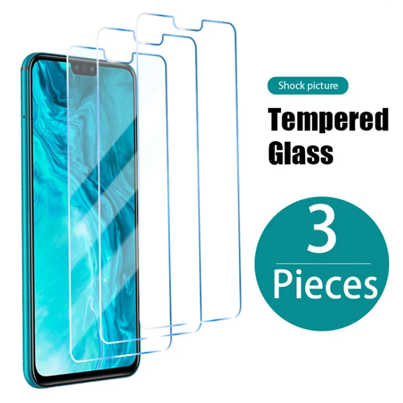 ¡1-3 uds! Vidrio Protector 9H para Honor 8x 6x 7x 10X Lite 9X 9A 30i 20i Protector de pantalla para Honor 20 Pro 10 Lite 9 30 10i 8S 8A 9S - imagen 2
