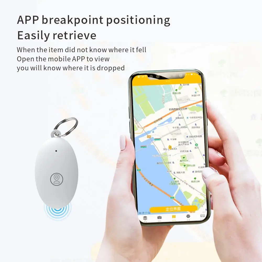Mini GPS Tracker Bluetooth 5.0 Anti-Lost Device Pet Kids Bag Wallet Tracking For Ios Android Smart Tag Finder Locator Accessory - imagen 4
