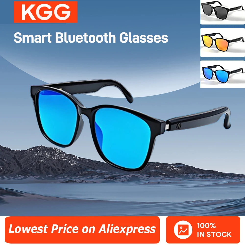 Nuevas gafas inteligentes GS08 protección UV400 AI voz música llamadas reducción de ruido Anti-azul BT TWS Bluetooth gafas hombres mujeres - imagen 2