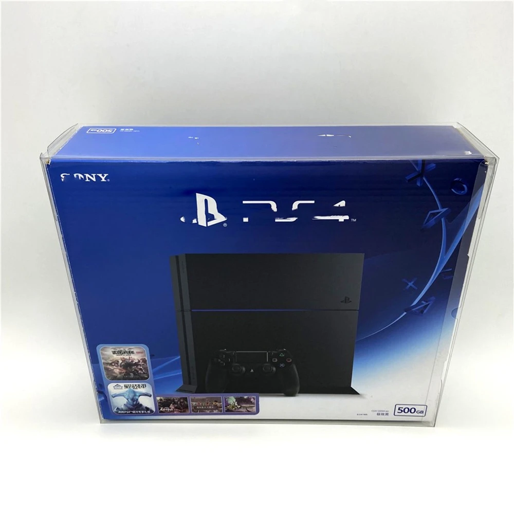 Protector de caja transparente para PS4/1200, cajas de recogida para Sony PlayStation 4, carcasa de juego de PS4, estuche de exposición transparente - imagen 2