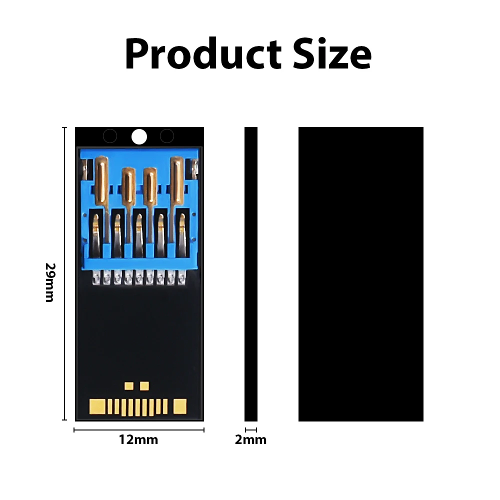 Memoria Flash USB 3,0 de alta velocidad 16 32 64GB USB disco U de borde largo corto Chip semiacabado Pendrive venta al por mayor de fábrica 15X11X1.4mm - imagen 2