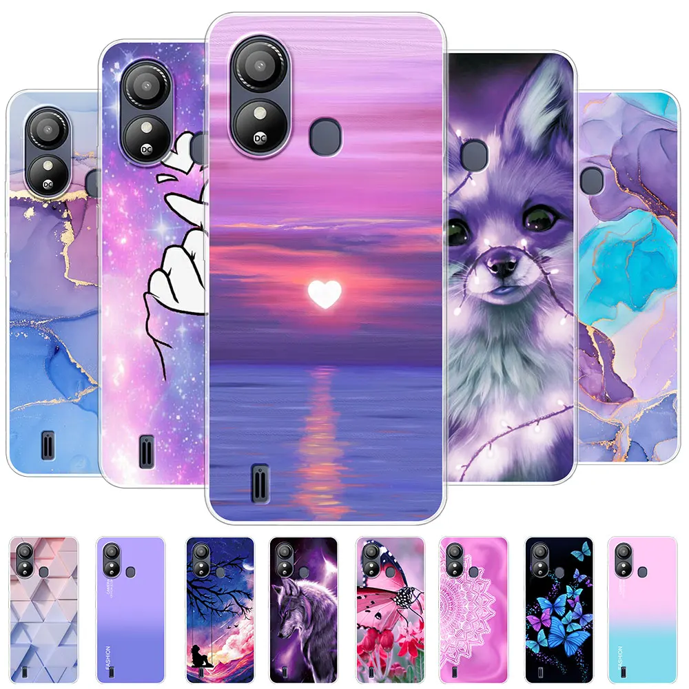 Para ZTE Blade L220 Funda de parachoques a prueba de golpes transparente suave silicona TPU Funda de teléfono para ZTE Blade L210 Funda protectora de moda