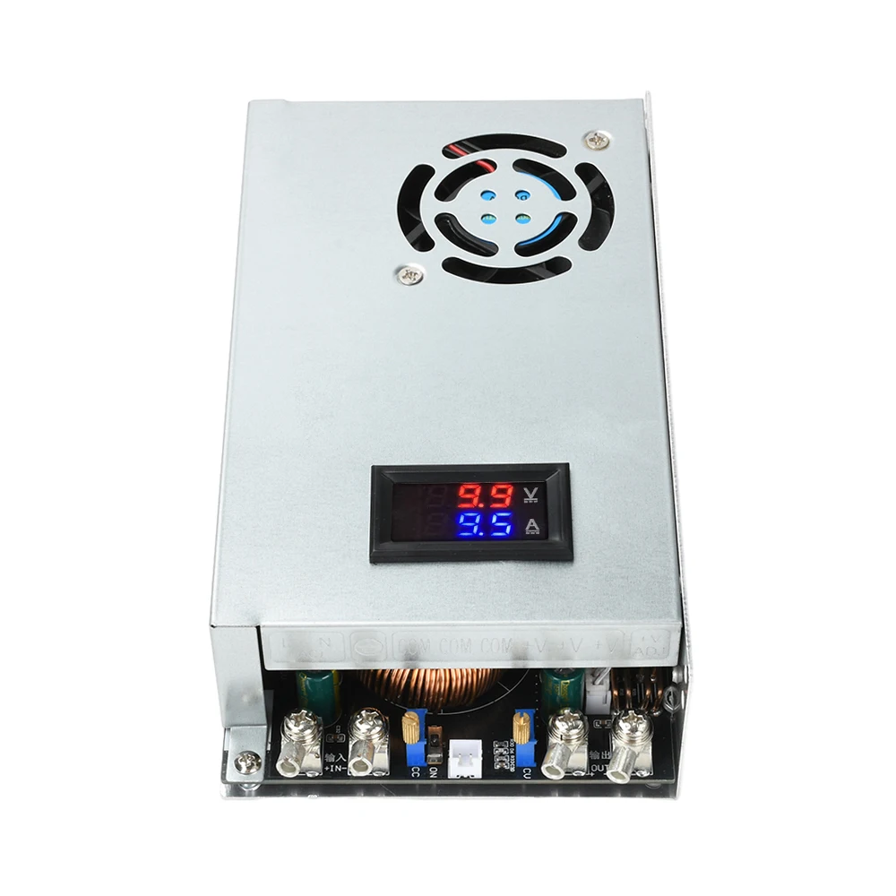 Fuente de alimentación reductora ajustable de 1500W DC-DC, regulador de voltaje CC CV, inversor de potencia, convertidor Buck con pantalla de corriente de voltaje - imagen 5