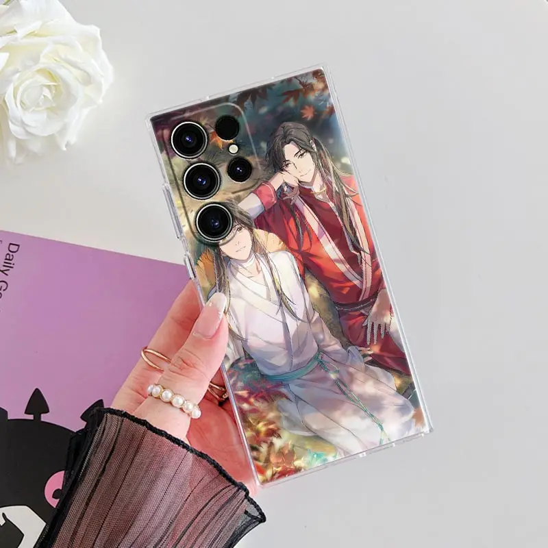 Heaven Official's Blessing Anime Phone Case para Samsung S24 S23 Ultra S22 S20 Plus S21 FE Clear Case Cover Galaxy S24Ultra - imagen 5