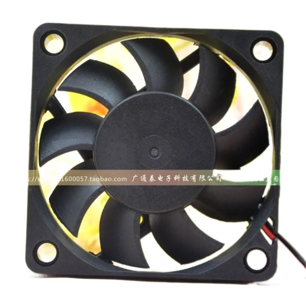 60mm GT0612MB-15 6015 12V 0.18a 6cm Fuente de alimentación de 2 cables Ventilador de enfriamiento silencioso - imagen 2