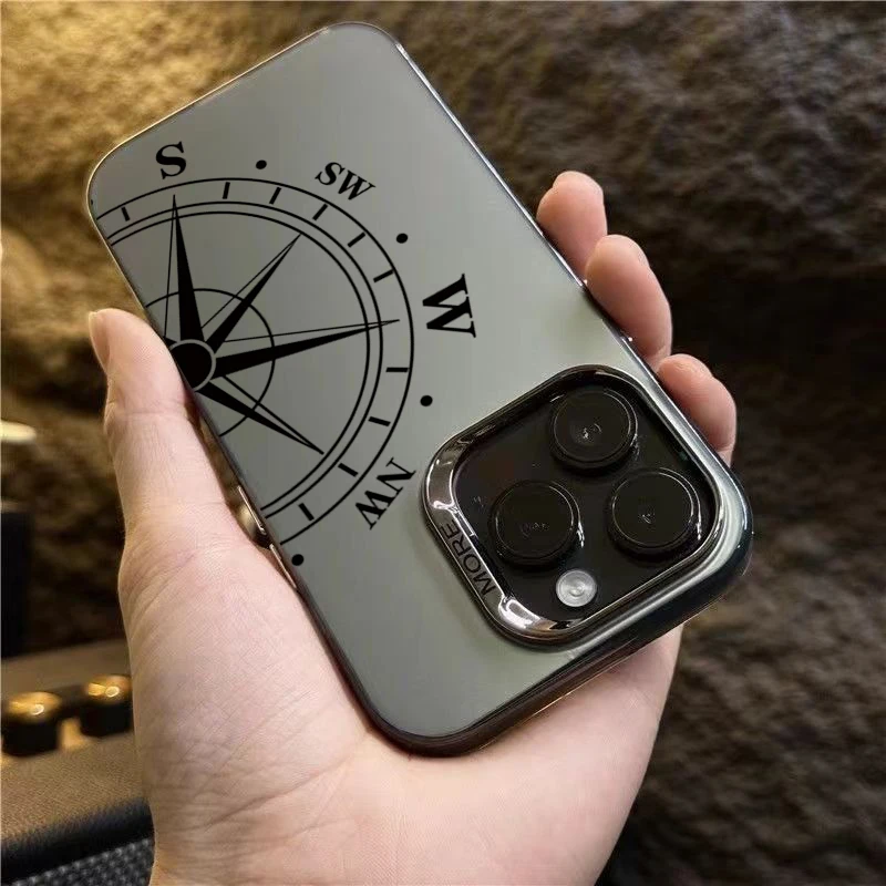 Funda de teléfono con brújula Vintage a la moda para Samsung Galaxy S25 S24 S23 Ultra 5G S22 Plus S21 FE A15 A35 A55 A34 A54 A36 A56 A52 - imagen 4