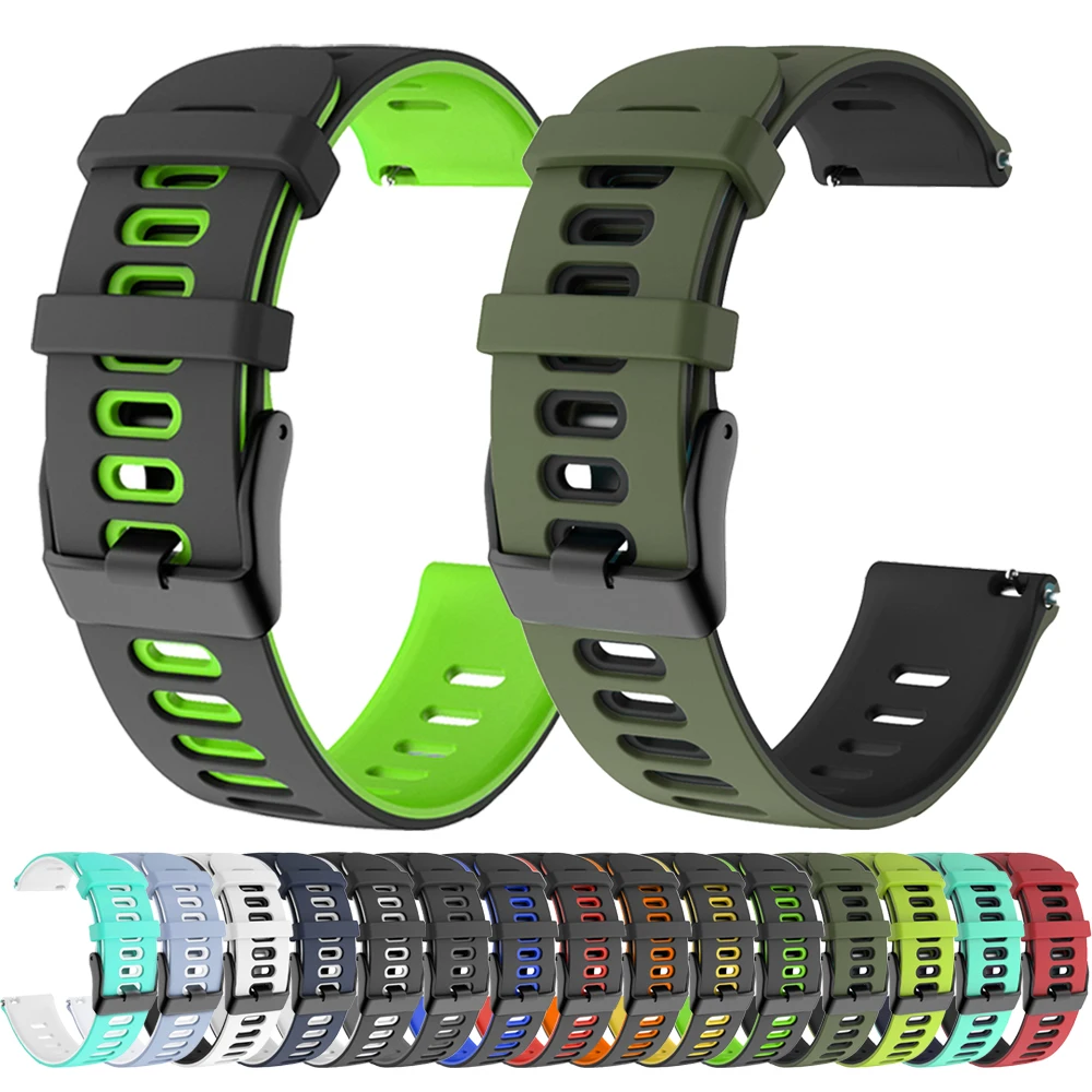 Correa deportiva de silicona para HUAWEI WATCH GT 5 46mm Band GT 4 Pro GT 3 SE 2 42mm pulsera HONOR Magic Watch 4 GS 3 Pro ES 22mm 20mm