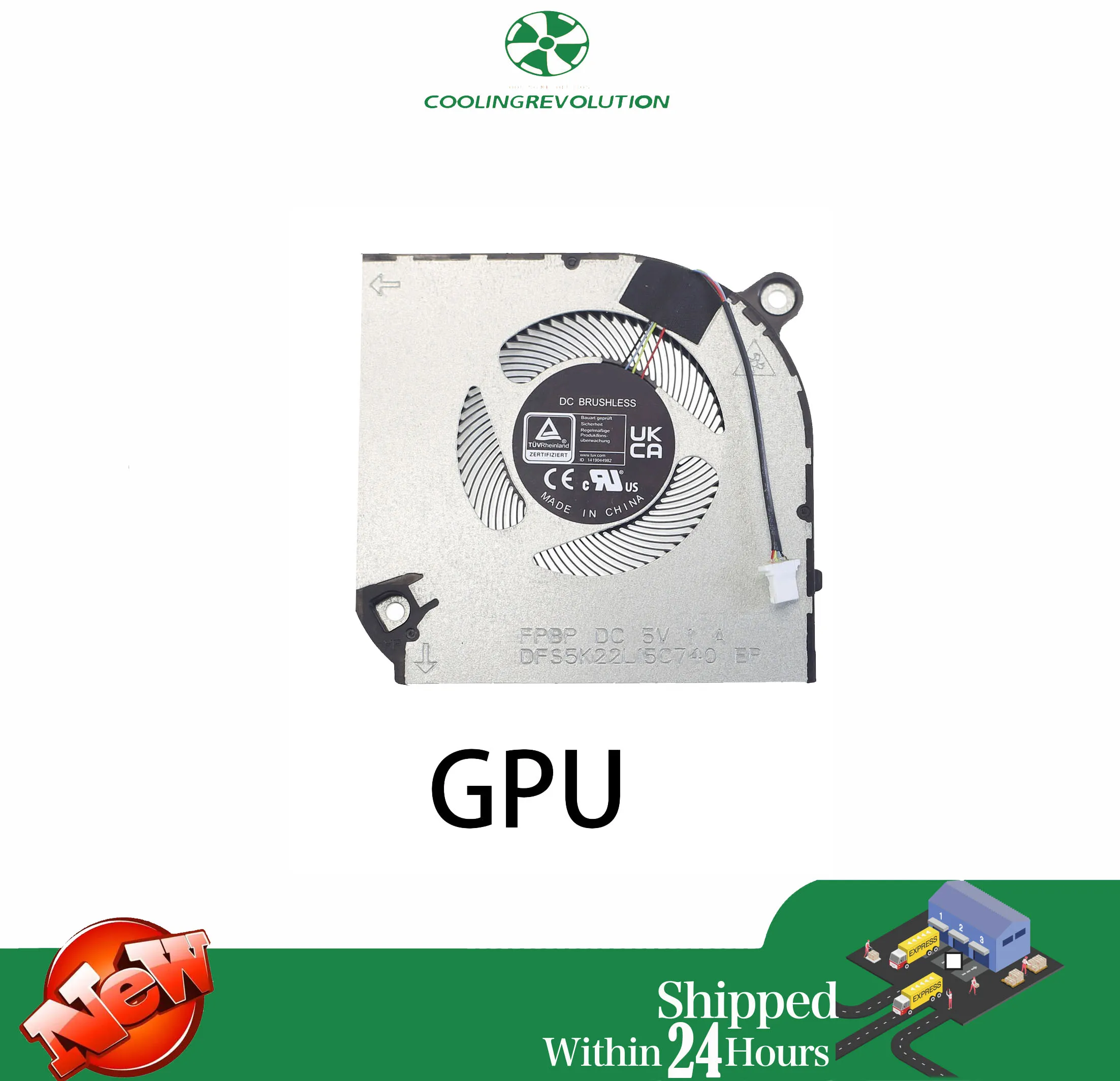 Ventilador Acer Aspire 7 A715-51G - Refrigeración GPU - imagen 2