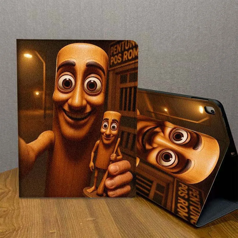 Art Cool TungTungTungSahur para iPad Pro Air Mini 1 2 3 4 5 6 7 7th 8th 9th 10th 11th 10,2 9,7 10,5 10,9 11 12,9 funda para tableta - imagen 4