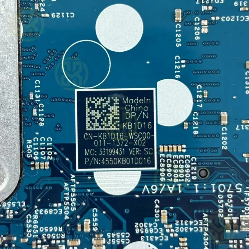 CN-KB1D16 KB1D16 para la placa base del ordenador portátil DELL Inspiron 15 5501 con CPU de I5-1035G1 prueba de 100% buena - imagen 2