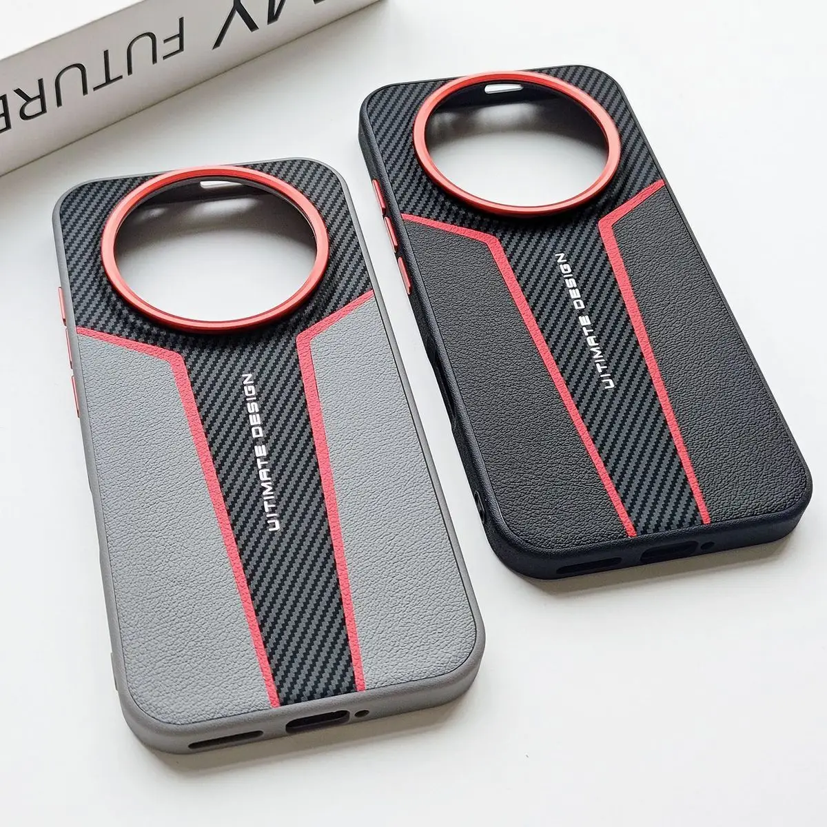 Para Xiaomi Mi 15 Ultra funda dura de lujo de cuero PU a prueba de golpes funda protectora trasera para Xiaomi Mi 15 14 Ultra carcasa de teléfono - imagen 4