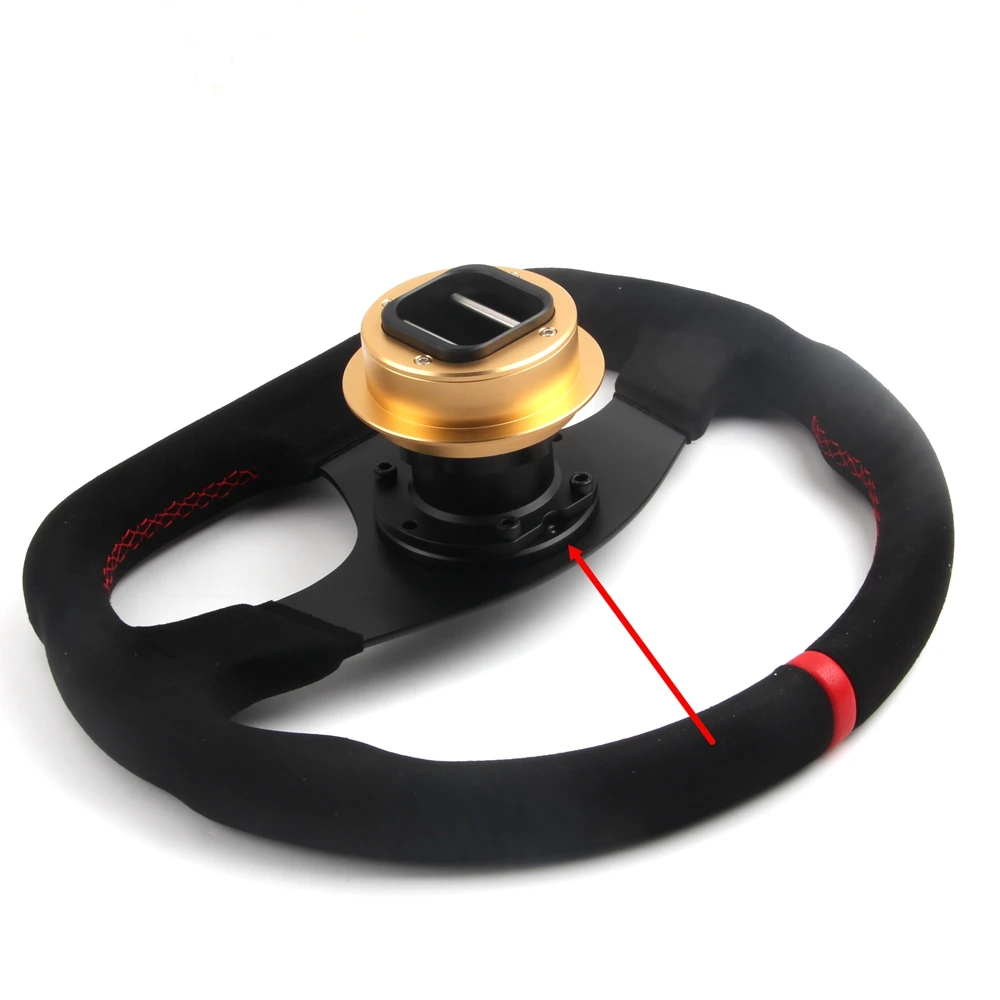 Placa adaptadora QR2/QR1 con espaciado de orificios de 70mm para volantes Fanatec, aleación de aluminio mecanizada CNC y anodizada - imagen 2